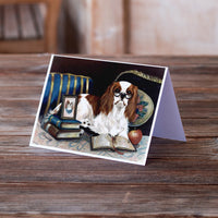 Cavalier Spaniel Perfect Student Greeting Cards and Envelopes Pack of 8