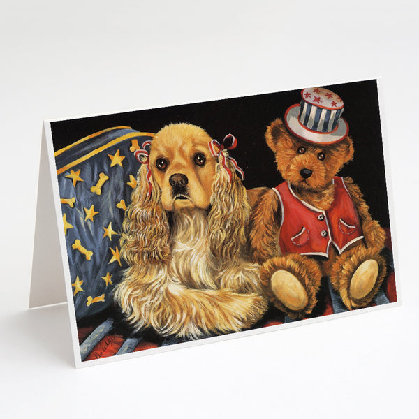 Buy this Cocker Spaniel Annie and Henri Greeting Cards and Envelopes Pack of 8