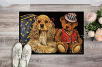 Cocker Spaniel Annie and Henri Indoor or Outdoor Mat 24x36 PPP3256JMAT - Precious Pet Paintings