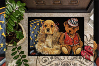 Cocker Spaniel Annie and Henri Indoor or Outdoor Mat 24x36 PPP3256JMAT - Precious Pet Paintings