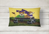 Corgi Express Canvas Fabric Decorative Pillow PPP3257PW1216 - Precious Pet Paintings