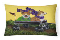 Buy this Corgi Express Canvas Fabric Decorative Pillow PPP3257PW1216
