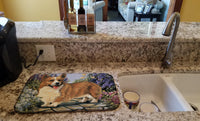 Corgi Garden Georgi Dish Drying Mat PPP3258DDM - Precious Pet Paintings