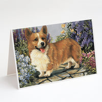 Buy this Corgi Garden Georgi Greeting Cards and Envelopes Pack of 8