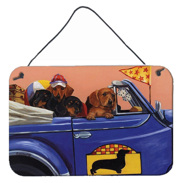 Buy this Dachshund Dachsmobile Wall or Door Hanging Prints PPP3259DS812