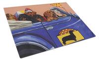 Buy this Dachshund Dachsmobile Glass Cutting Board Large PPP3259LCB
