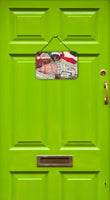 Dachshund Christmas Waiting for Santa Wall or Door Hanging Prints PPP3260DS812 - Precious Pet Paintings