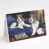 Buy this Fox Terrier Checkmates Greeting Cards and Envelopes Pack of 8