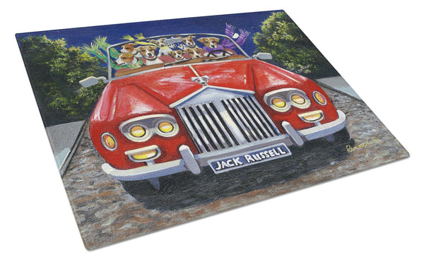 Buy this Jack Russell Evening Cruise Glass Cutting Board Large PPP3262LCB