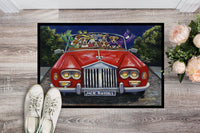 Jack Russell Evening Cruise Indoor or Outdoor Mat 18x27 PPP3262MAT - Precious Pet Paintings
