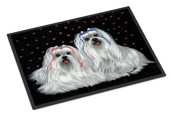 Buy this Maltese Sweethearts Indoor or Outdoor Mat 18x27 PPP3263MAT