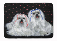 Buy this Maltese Sweethearts Machine Washable Memory Foam Mat PPP3263RUG