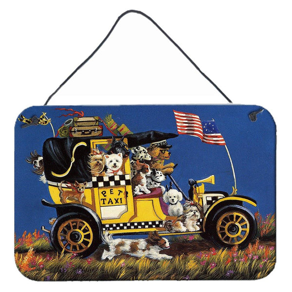 Buy this Pet Taxi Multiple Dog Breeds Wall or Door Hanging Prints PPP3264DS812