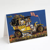 Buy this Pet Taxi Multiple Dog Breeds Greeting Cards and Envelopes Pack of 8