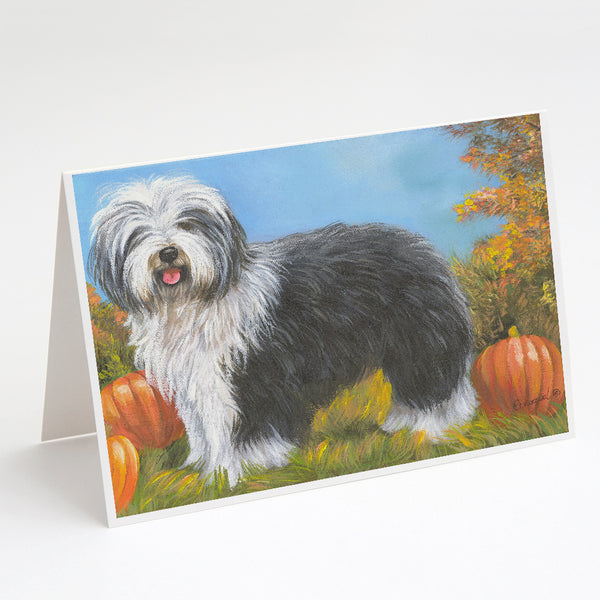 Buy this Old English Sheepdog Ocotoberfest Greeting Cards and Envelopes Pack of 8