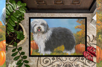 Old English Sheepdog Ocotoberfest Indoor or Outdoor Mat 24x36 PPP3265JMAT - Precious Pet Paintings