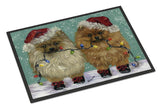 Buy this Pomeranian Christmas Lighten Up Indoor or Outdoor Mat 24x36 PPP3267JMAT