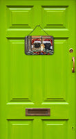Pug Christmas Anticipation Wall or Door Hanging Prints PPP3268DS812 - Precious Pet Paintings