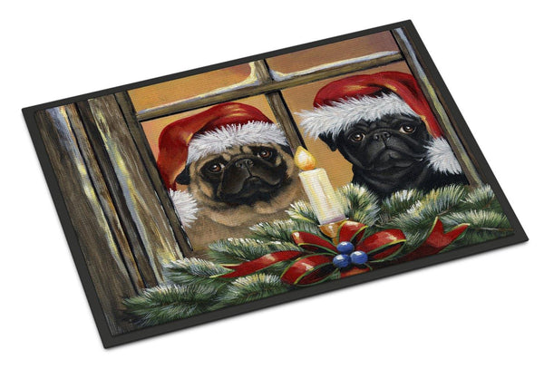 Buy this Pug Christmas Anticipation Indoor or Outdoor Mat 24x36 PPP3268JMAT
