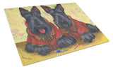 Buy this Scottish Terrier Scotties Rule Glass Cutting Board Large PPP3271LCB