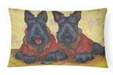 Buy this Scottish Terrier Scotties Rule Canvas Fabric Decorative Pillow PPP3271PW1216