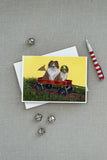 Sheltie Sheepdog Express Greeting Cards and Envelopes Pack of 8