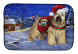 Buy this Wheaten Terrier Christmas Dish Drying Mat PPP3275DDM