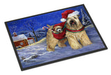 Buy this Wheaten Terrier Christmas Indoor or Outdoor Mat 24x36 PPP3275JMAT