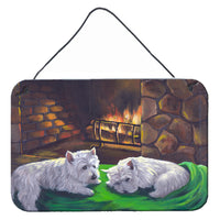 Buy this Westie A Winter's Night Wall or Door Hanging Prints PPP3276DS812