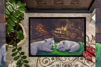 Westie A Winter's Night Indoor or Outdoor Mat 24x36 PPP3276JMAT
