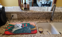 Westie and Scottie Great Scots Dish Drying Mat PPP3277DDM