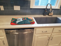Westie and Scottie Great Scots Dish Drying Mat PPP3277DDM