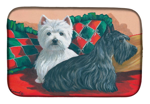 Buy this Westie and Scottie Great Scots Dish Drying Mat PPP3277DDM