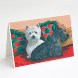 Buy this Westie and Scottie Great Scots Greeting Cards and Envelopes Pack of 8