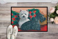Westie and Scottie Great Scots Indoor or Outdoor Mat 24x36 PPP3277JMAT