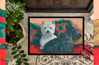 Westie and Scottie Great Scots Indoor or Outdoor Mat 24x36 PPP3277JMAT