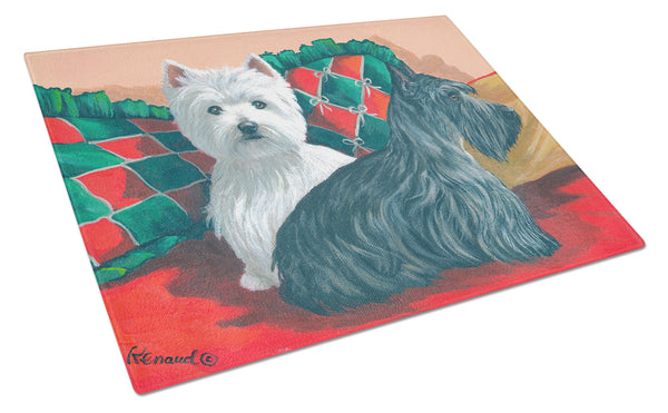 Buy this Westie and Scottie Great Scots Glass Cutting Board Large PPP3277LCB