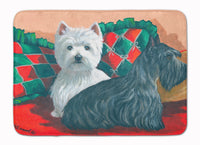 Buy this Westie and Scottie Great Scots Machine Washable Memory Foam Mat PPP3277RUG