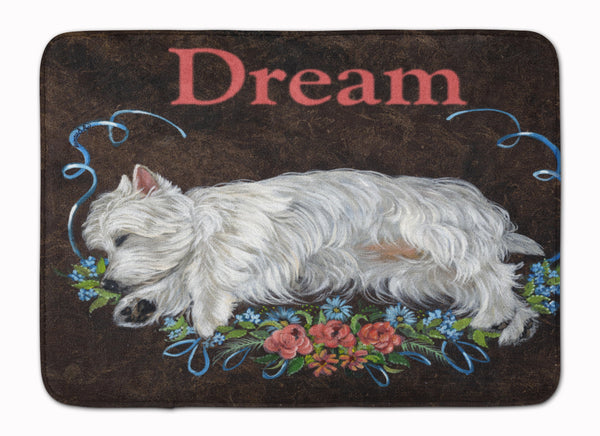 Buy this Westie Dream Machine Washable Memory Foam Mat PPP3278RUG