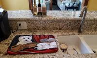 Westie Fiddlers Dish Drying Mat PPP3279DDM
