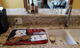 Westie Fiddlers Dish Drying Mat PPP3279DDM