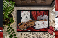 Westie Fiddlers Indoor or Outdoor Mat 24x36 PPP3279JMAT