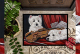 Westie Fiddlers Indoor or Outdoor Mat 24x36 PPP3279JMAT