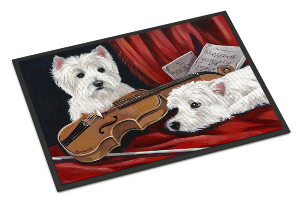 Buy this Westie Fiddlers Indoor or Outdoor Mat 24x36 PPP3279JMAT