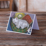 Westie Precious Toto Greeting Cards and Envelopes Pack of 8