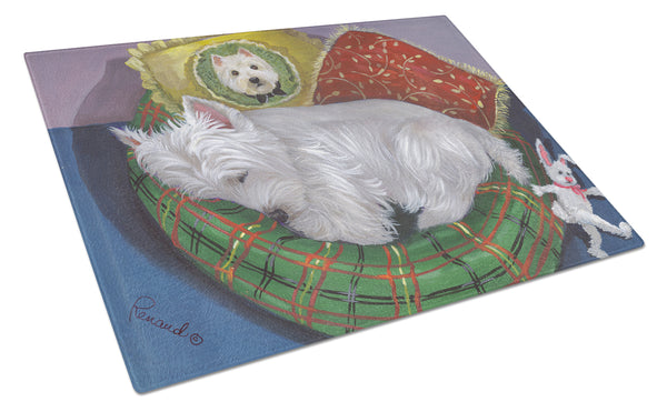 Buy this Westie Precious Toto Glass Cutting Board Large PPP3282LCB