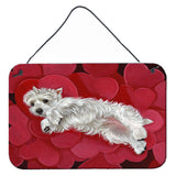 Buy this Westie Queen of Hearts Wall or Door Hanging Prints PPP3283DS812