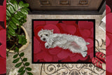 Westie Queen of Hearts Indoor or Outdoor Mat 18x27 PPP3283MAT