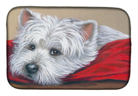Buy this Westie Red Pillow Dish Drying Mat PPP3284DDM