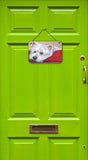 Westie Red Pillow Wall or Door Hanging Prints PPP3284DS812
